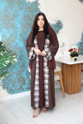 Abaya Farah marron 🤎